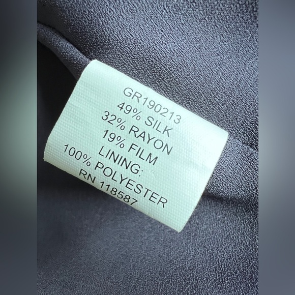 Grey Jason Wu Women's Winter Floral Knot Blouse Silk Blend Size 4 - Picture 12 of 15